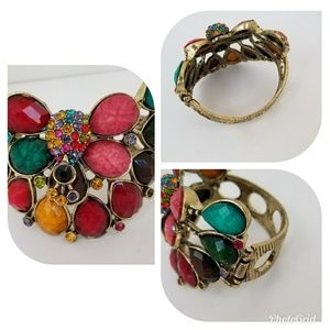 Exotic Multicolor Peacock Bangle